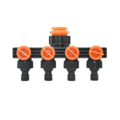 Adventure Basecamp Camping Im Freien|Gadgets Für Zuhause-4-Wege-Wasserverteiler für den Gartenhahn – Schlauchverbinder-Bewässerungssystem
