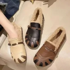 Damen Wilderness Haven Damenschuhe-Weiche Pelz Damenschuhe - Gemütliche Herbstschuhe