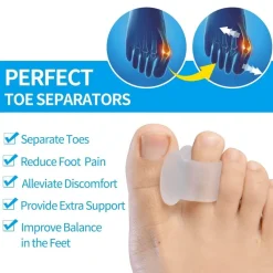 The Relaxation Nook Männerpflege|Frauenpflege-Weicher Zehentrenner – bequemes Fußausrichtungswerkzeug