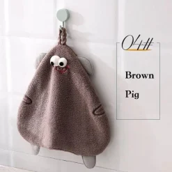 Tom Küche & Esszimmer-Weiches, saugfähiges Handtuch mit Cartoon-Tiermotiv für Kinder, Küchenspaß