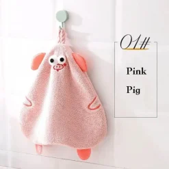 Tom Küche & Esszimmer-Weiches, saugfähiges Handtuch mit Cartoon-Tiermotiv für Kinder, Küchenspaß