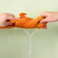 Tom Küche & Esszimmer-Weiches, saugfähiges Handtuch mit Cartoon-Tiermotiv für Kinder, Küchenspaß