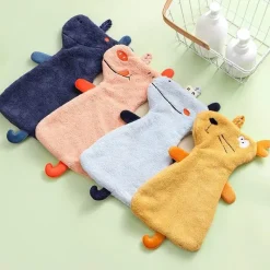 Tom Küche & Esszimmer-Weiches, saugfähiges Handtuch mit Cartoon-Tiermotiv für Kinder, Küchenspaß