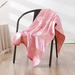 Wrap u0026 Relax Bettzeug-Weiches, schnelltrocknendes Badetuch aus Baumwolle – 70 x 140 cm