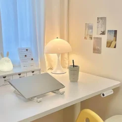 Bright Accents Beleuchtung-Weiße Pilzlampe - Romantische Dekobeleuchtung