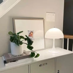 Bright Accents Beleuchtung-Weiße Pilzlampe - Romantische Dekobeleuchtung