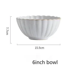 Plates u0026 More Küche & Esszimmer-Weißes Esstellerset aus Keramik - Geschirr der japanischen Serie