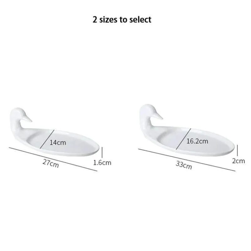 Feast u0026 Flair Küche & Esszimmer-Weißes Keramikteller-Set mit Ente – dekoratives Geschirr