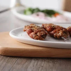 Feast u0026 Flair Küche & Esszimmer-Weißes Keramikteller-Set mit Ente – dekoratives Serviergeschirr