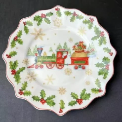 Elegance at the Table Küche & Esszimmer-Weihnachtsgeschirr-Set – Festliche Feiertags-Geschirrkollektion