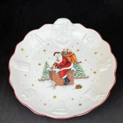 Elegance at the Table Küche & Esszimmer-Weihnachtsgeschirr-Set - Teller, Tassen, Schüsseln