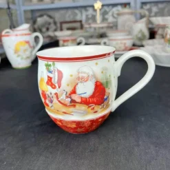 Elegance at the Table Küche & Esszimmer-Weihnachtsgeschirr-Set - Teller, Tassen, Schüsseln