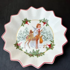 Elegance at the Table Küche & Esszimmer-Weihnachtsgeschirr-Set - Teller, Tassen, Schüsseln