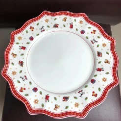 Feast u0026 Flair Küche & Esszimmer-Weihnachtsgeschirrset aus Porzellan – Festliche Feiertagsgeschirrkollektion