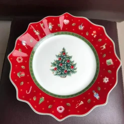 Feast u0026 Flair Küche & Esszimmer-Weihnachtsgeschirrset aus Porzellan – Festliche Feiertagsgeschirrkollektion