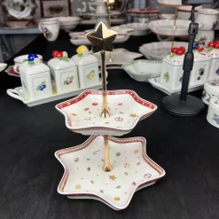 Feast u0026 Flair Küche & Esszimmer-Weihnachtsgeschirrset aus Porzellan – Festliche Feiertagsgeschirrkollektion