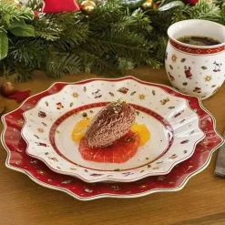Feast u0026 Flair Küche & Esszimmer-Weihnachtsgeschirrset aus Porzellan – Festliche Feiertagsgeschirrkollektion