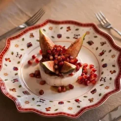 Feast u0026 Flair Küche & Esszimmer-Weihnachtsgeschirrset aus Porzellan – Festliche Feiertagsgeschirrkollektion