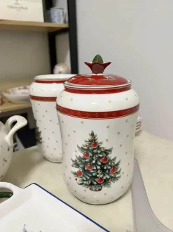 Feast u0026 Flair Küche & Esszimmer-Weihnachtsgeschirrset aus Porzellan – Festliche Feiertagsgeschirrkollektion