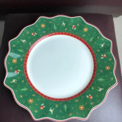 Feast u0026 Flair Küche & Esszimmer-Weihnachtsgeschirrset aus Porzellan – Festliche Feiertagsgeschirrkollektion