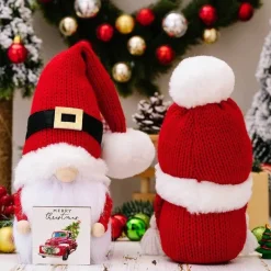 Tom Küche & Esszimmer-Weihnachtsmann-inspirierte Gnomenpuppe – Bezaubernde Weihnachtsdekoration