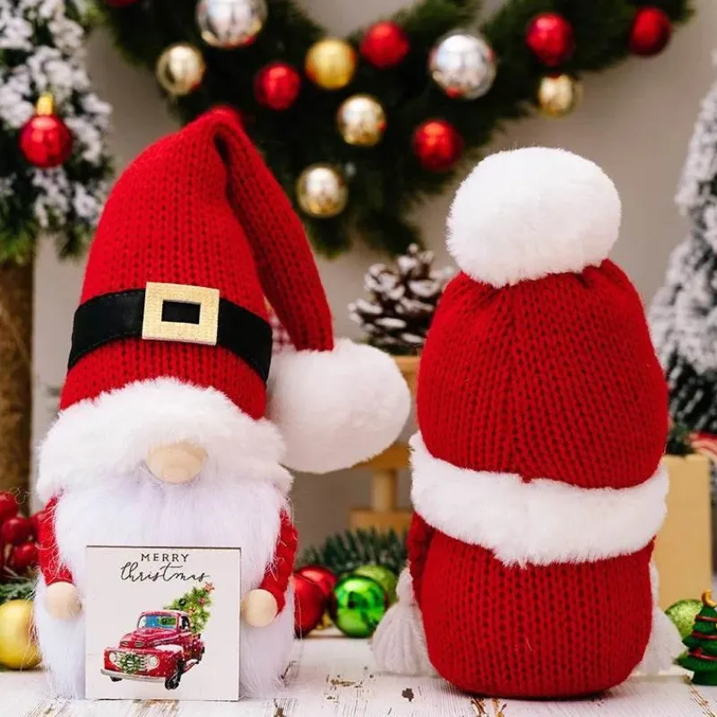 Tom Küche & Esszimmer-Weihnachtsmann-inspirierte Gnomenpuppe – Bezaubernde Weihnachtsdekoration