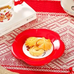 Tom Küche & Esszimmer-Weihnachtsmann-Teeservice aus Keramik mit festlichem Kaffeetassenlöffel