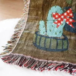 Wrap u0026 Relax Bettzeug-Weihnachtssofadecke - Weihnachtsdeko-Überwurf