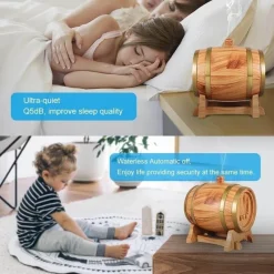 Tranquil Touch Gesundheits-Gadgets|Gesundheits- Und Entspannungstools-Weinfass-Bluetooth-Aromadiffusor-Lautsprecher – Smartes Design