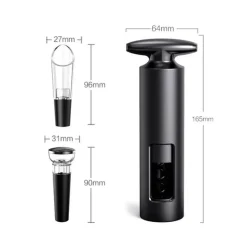 Tom Küche & Esszimmer-Weinöffner-Set, Korkenzieher und Ausgießer-Set für mühelosen Weingenuss