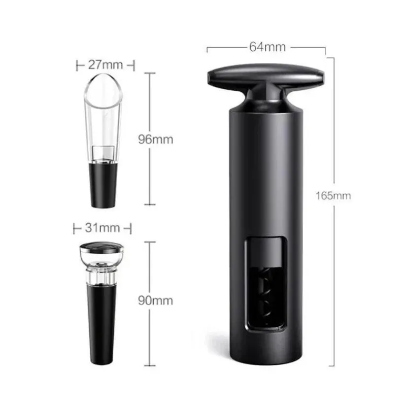 Tom Küche & Esszimmer-Weinöffner-Set, Korkenzieher und Ausgießer-Set für mühelosen Weingenuss