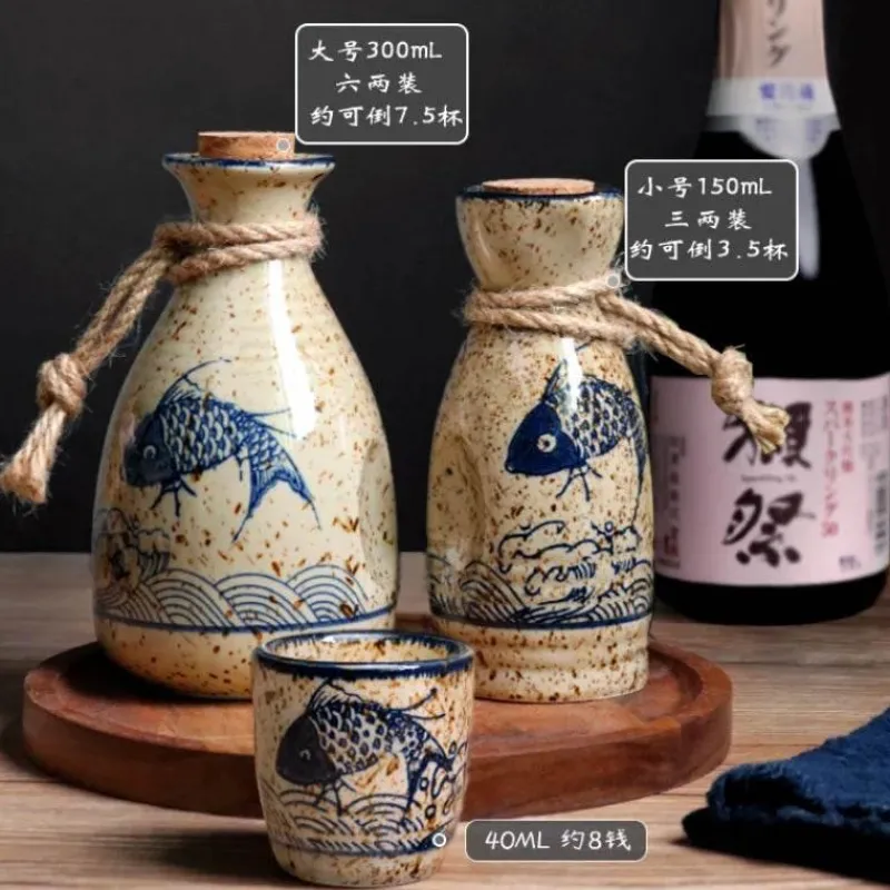 Elegance at the Table Küche & Esszimmer-Weinspender-Set aus Keramik – kleiner Glaskrug