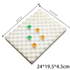 Tom Küche & Esszimmer-Wellenförmige Kuchenschaummatte für selbstgemachte Zuckerblumen – unverzichtbares Gebäckwerkzeug für Bäcker