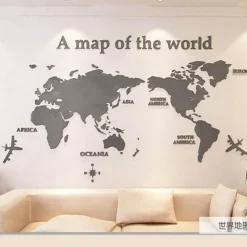Willow u0026 Whim Wohndeko-Weltkarten-Aufkleber – Globe Vision Reiseaufkleber
