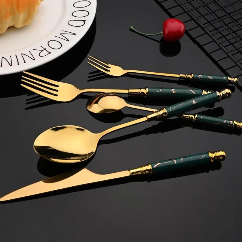Cutlery Craft Küche & Esszimmer-Wenzler Edelstahl-Besteckset – Edles Besteck für den Alltag