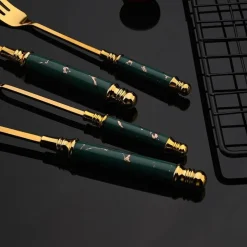 Cutlery Craft Küche & Esszimmer-Wenzler Edelstahl-Besteckset – Edles Besteck für den Alltag