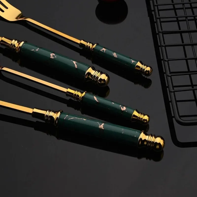 Cutlery Craft Küche & Esszimmer-Wenzler Edelstahl-Besteckset – Edles Besteck für den Alltag