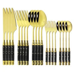 Cutlery Craft Küche & Esszimmer-Wenzler Edelstahl-Besteckset – Edles Besteck für den Alltag
