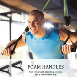 The Relaxation Nook Fitness-Gadgets|Gesundheits- Und Entspannungstools-Widerstandsband-Set – 16-teiliges Armkraft-Trainingsset