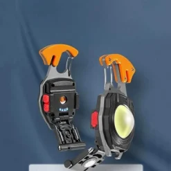 Cozy Living Camping-Werkzeuge|Camping Im Freien-Wiederaufladbare COB-Arbeitsleuchte – Multifunktionale integrierte LED-Lampe