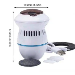 The Relaxation Nook Frauenpflege|Körperpflege-Wiederaufladbare elektronische Fußfeile – Pediküre-Tool für glatte Füße