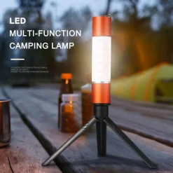 The Outdoor Vault Camping-Werkzeuge|Outdoor-Artikel-Wiederaufladbare LED-Camping-Taschenlampe – Zoombares tragbares Hängelicht
