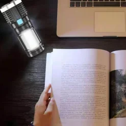 Roam Ready Heimwerkzeuge|Outdoor & Garten-Wiederaufladbare LED-Taschenlampe – ultrahelles tragbares Licht