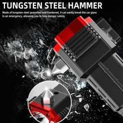 The Outdoor Vault Camping-Werkzeuge|Outdoor-Artikel-Wiederaufladbare magnetische Taschenlampe – Hochleistungs-Multifunktions-Sicherheitslicht