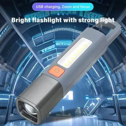 Wild u0026 Free Gear Camping-Werkzeuge|Outdoor-Gadgets-Wiederaufladbare Taschenlampe mit großer Reichweite – ultrahell, wasserdicht, vielseitig