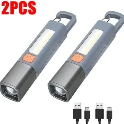 Wild u0026 Free Gear Camping-Werkzeuge|Outdoor-Gadgets-Wiederaufladbare Taschenlampe mit großer Reichweite – ultrahell, wasserdicht, vielseitig