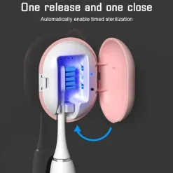 Wild u0026 Free Gear Outdoor-Artikel|Badezimmer-Wiederaufladbarer UV-Zahnbürsten-Desinfektionsspender - Tragbares Desinfektionsgehäuse