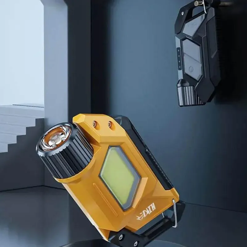 Cozy Living Camping Im Freien|Outdoor & Garten-Wiederaufladbares LED-Schlüsselringlicht – Kompakte Camping-Taschenlampe