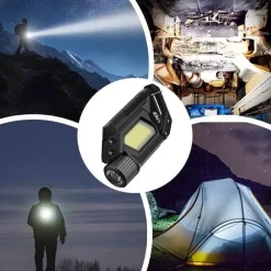 Cozy Living Camping Im Freien|Outdoor & Garten-Wiederaufladbares LED-Schlüsselringlicht – Kompakte Camping-Taschenlampe