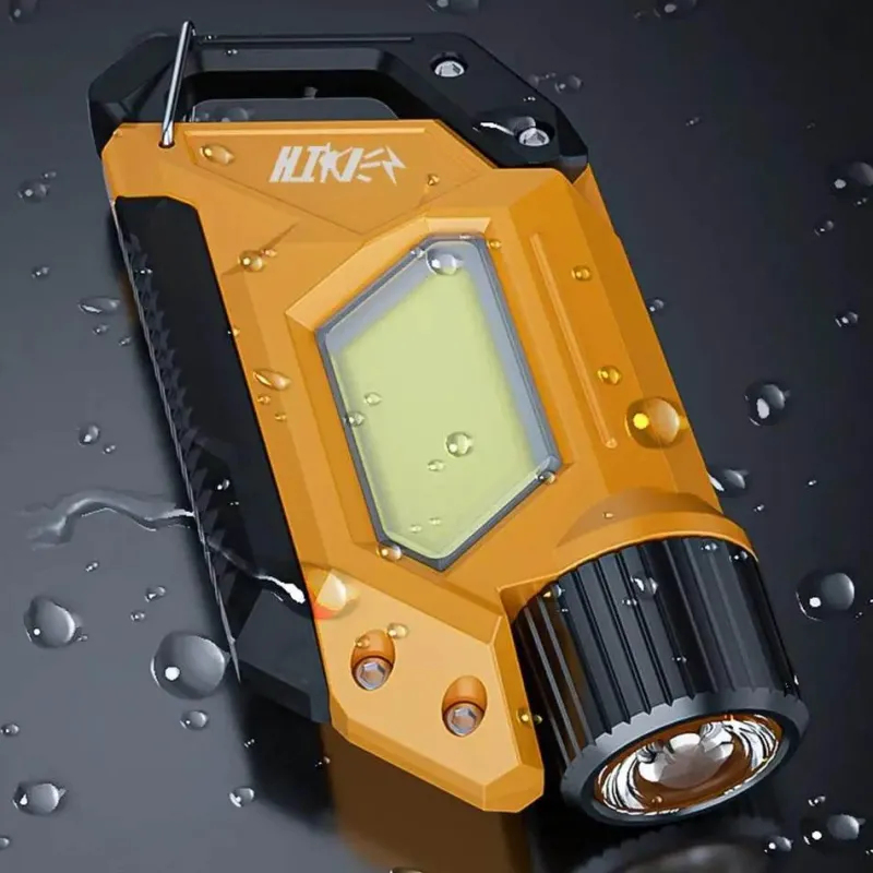 Cozy Living Camping Im Freien|Outdoor & Garten-Wiederaufladbares LED-Schlüsselringlicht – Kompakte Camping-Taschenlampe